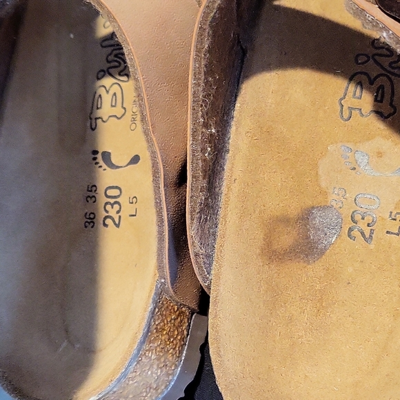 Birki's women's original birkenstock Fussbett NWOB 230 36 35 L/5 strappy sandals - Picture 7 of 7